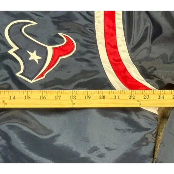 Starter G-III NFL Houston Texans Satin Bomber Jacket‎ Size Large - Picture 6 of 11